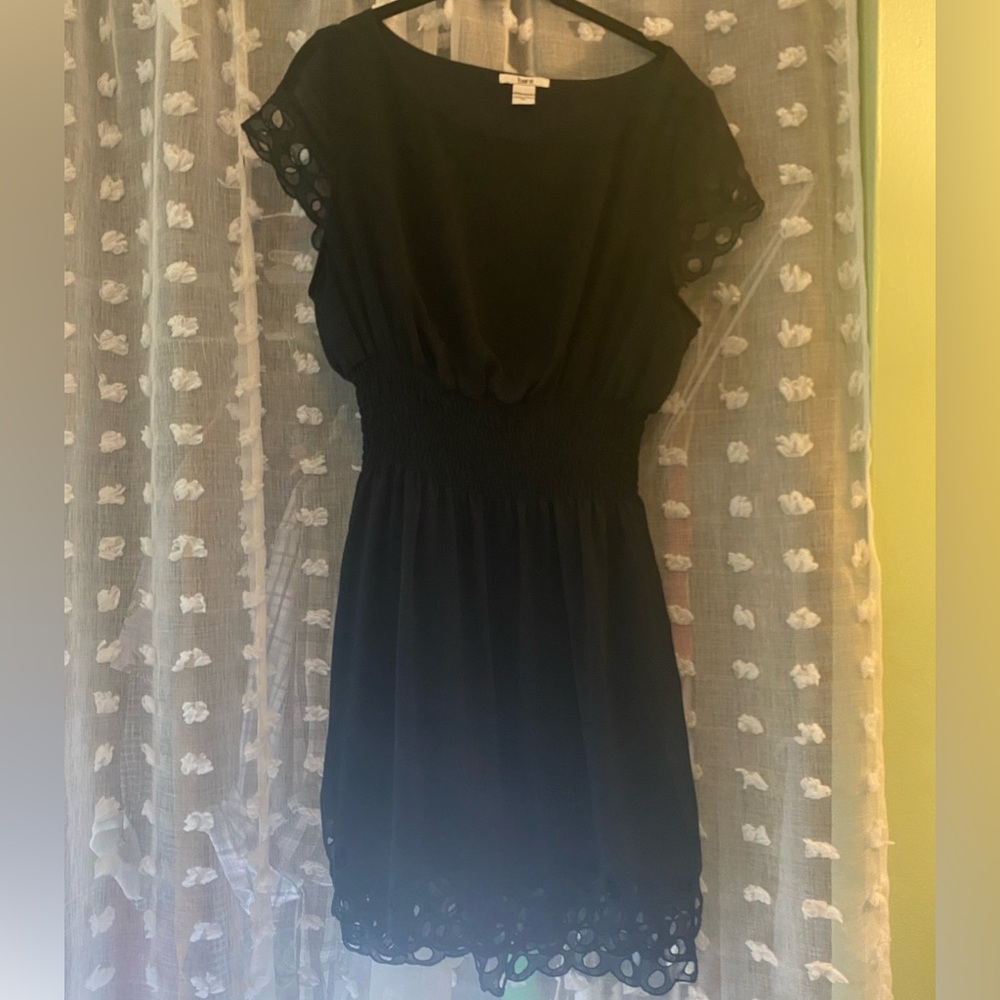 Navy Polyester cocktail dress